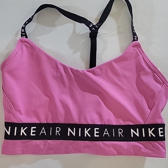 Nike Air Sports Bra Pink Size Large - Picture 1 of 6